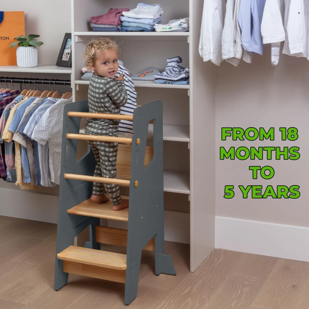 Ocodile Toddler Standing Tower with Safety Feet - Image 5