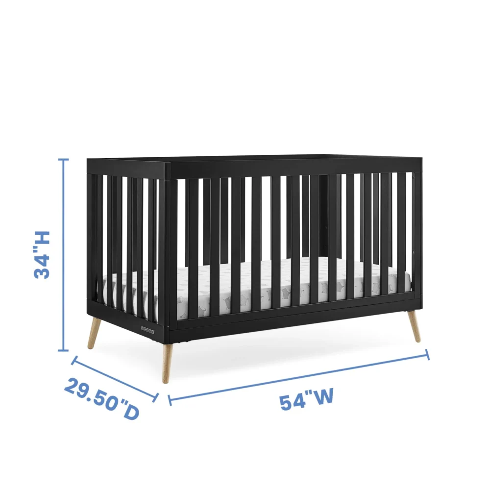 Essex 4-in-1 Convertible Baby Crib with Toddler Mattress - Image 11