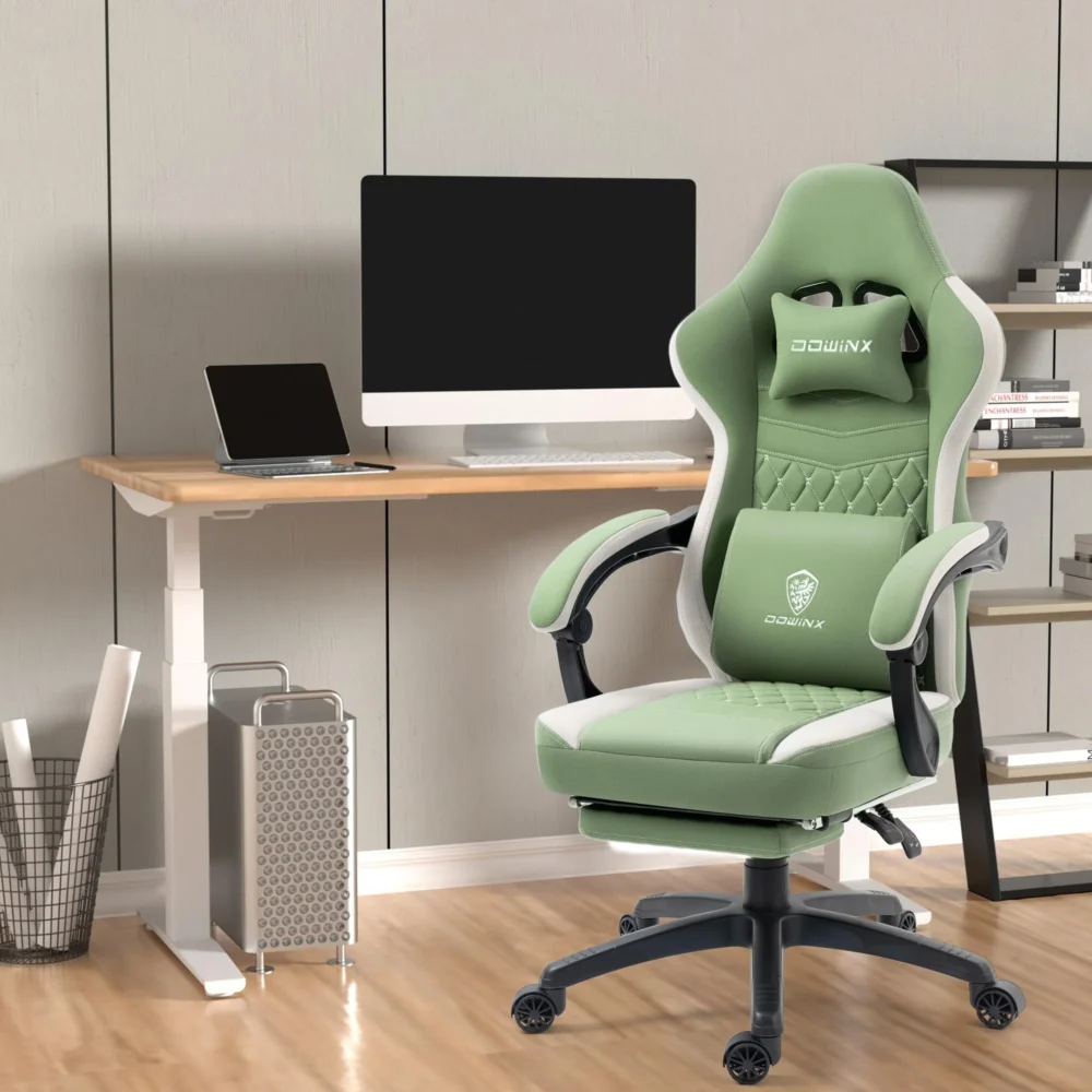 Dowinx Gaming Chair Breathable Fabric Computer Chair - Image 7