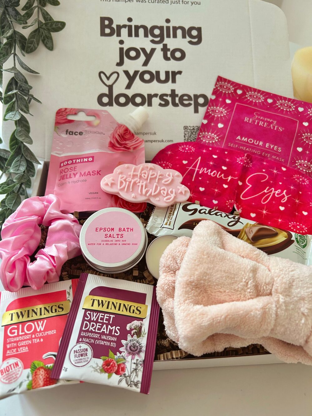 Pink Birthday Self Care Gift Box - Image 2