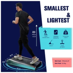 Egofit Walker Pro Smallest Under Desk Electric Walking Treadmill for Home 2.0HP 5° Incline - Image 5