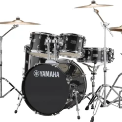 Rydeen 5-Piece Shell Pack with 20"Bass Drum, Black Glitter - Image 2