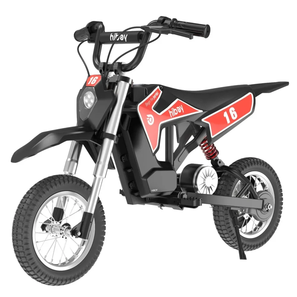 DK1 Electric Dirt Bike for Kids Ages 3-10, Red