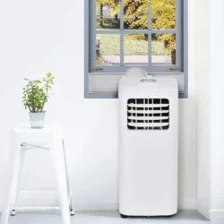 8000 BTU Portable Air Conditioner & Dehumidifier Function Remote w/ Window Kit - White - Image 8