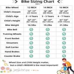 Little Daisy 12 Inch Kids Bike for 2 3 4 Years Girls with Training Wheels - Image 8
