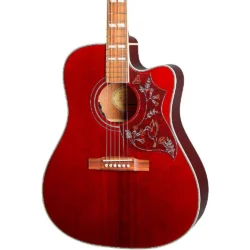 Epiphone Hummingbird EC Studio Limited-Edition Acoustic-Electric Guitar Wine Red by Woodwind & Brasswind