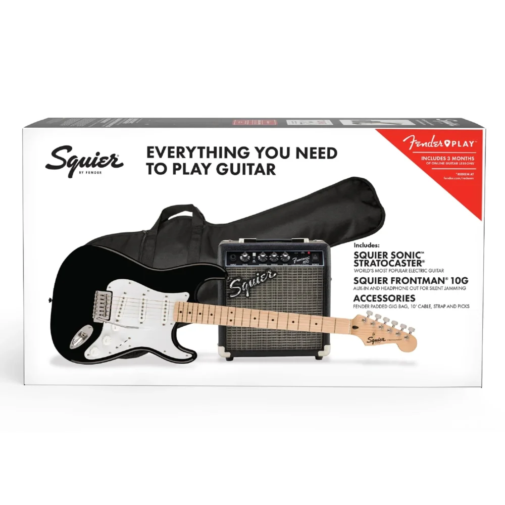 Squier Sonic Stratocaster Pack (Black) - Image 10