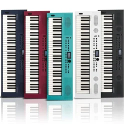 3 Music Creation Keyboard - Dark Red - Image 5