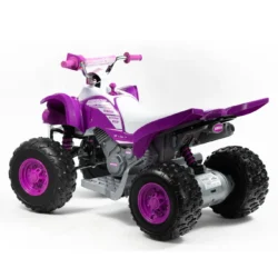 ATV 12-Volt Battery-Powered Ride-On ATV - Purple and White for Girls Ages 3-5 Years, Size: 12V - Image 3