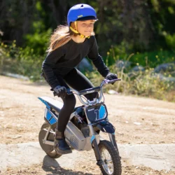 Miniature Dirt Rocket Mx350 Electric-Powered Dirt Bike - Black with Decal Included, 24V Electric Ride-On Motocross Bike for Kids 13+ - Image 10