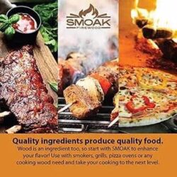 Smoak Firewood Kiln Dried Cooking Grade 16 inch Wood Logs, White Oak, 60-70 lbs at VMinnovations - Image 9