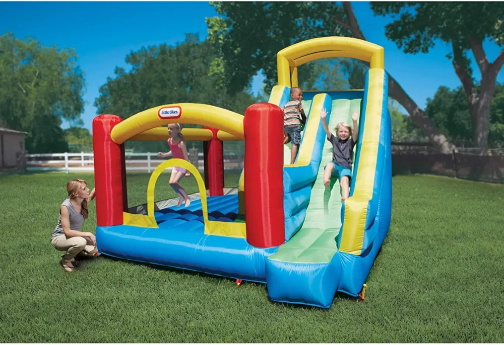 Little Tikes Giant Inflatable Slide Bouncer - Image 3