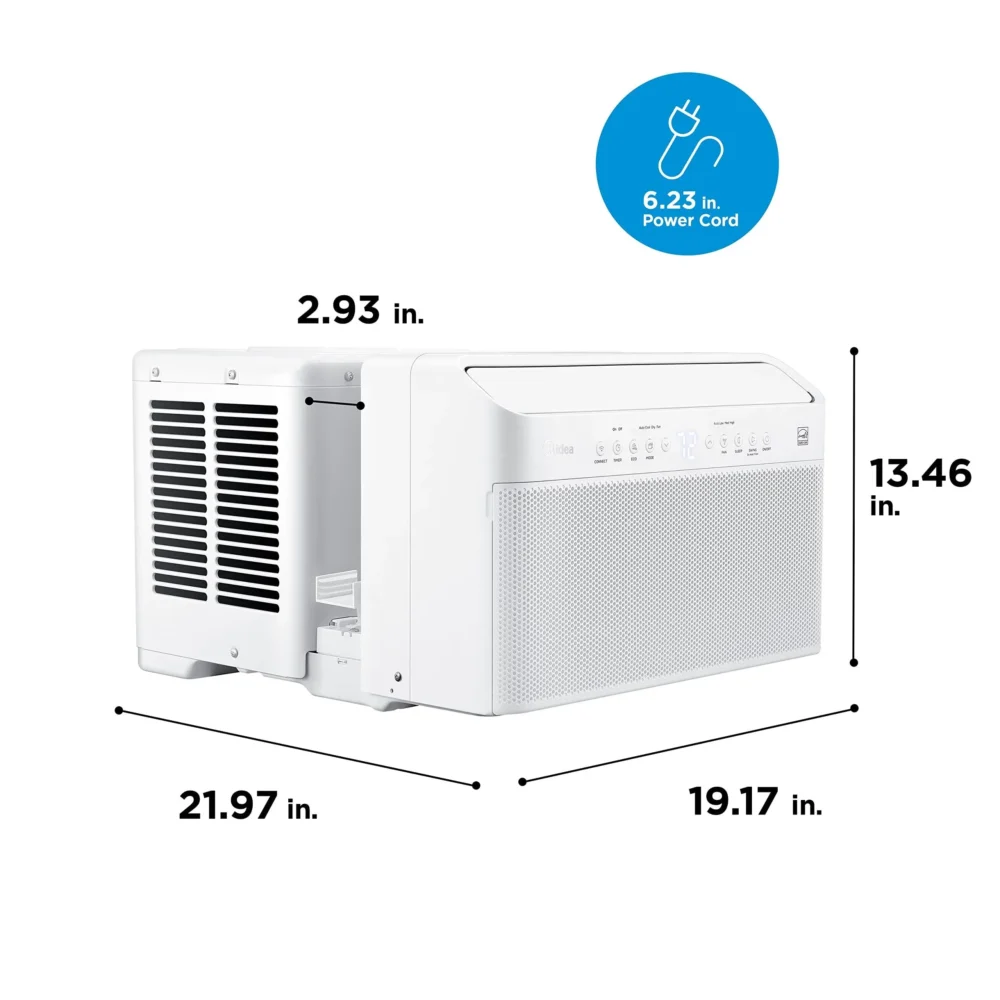 12,000 BTU U-Shaped Smart Inverter Window Air Conditioner - Image 6