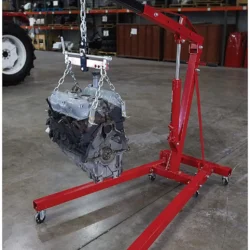 Strongway Hydraulic Engine Hoist with Load Leveler – 2-Ton Capacity, 1in.-82 5/8in. Lift Range - Image 6
