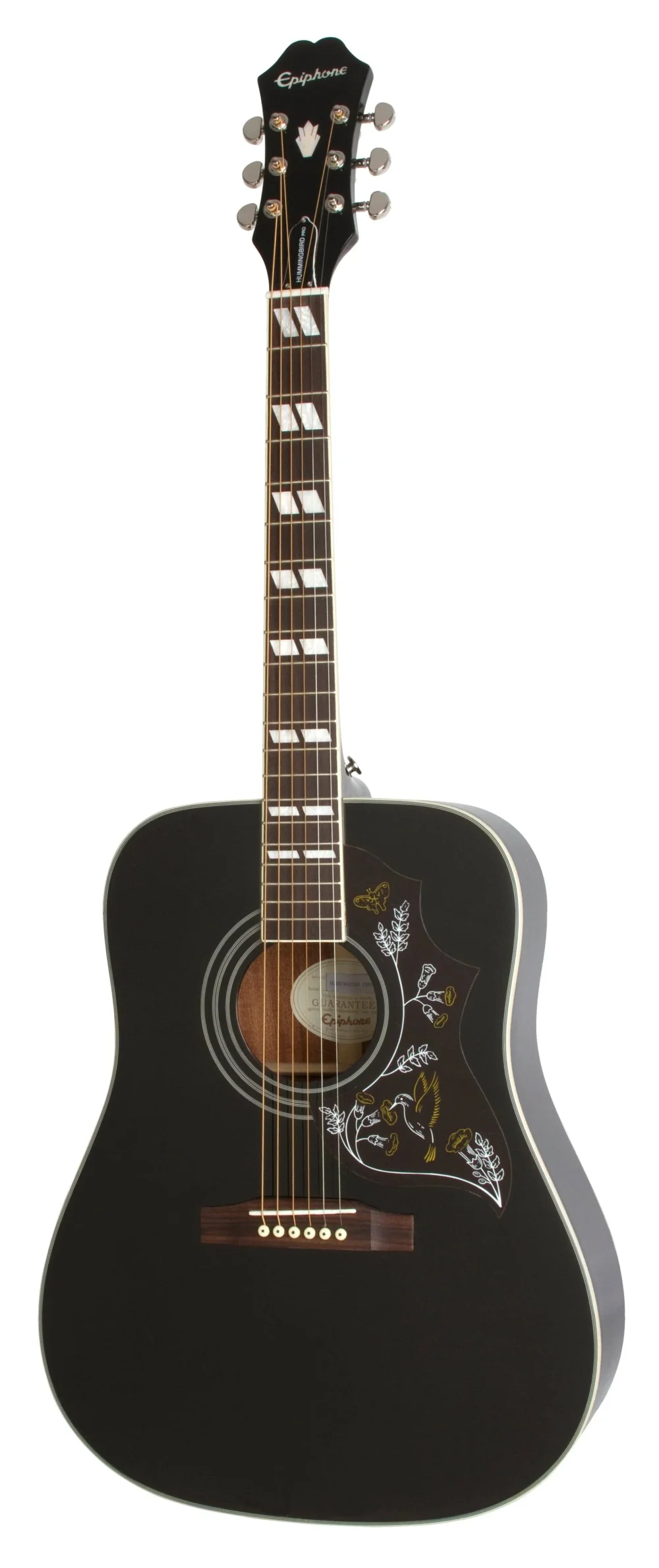 Epiphone Hummingbird Pro Acoustic-Electric Guitar Ebony - Image 7