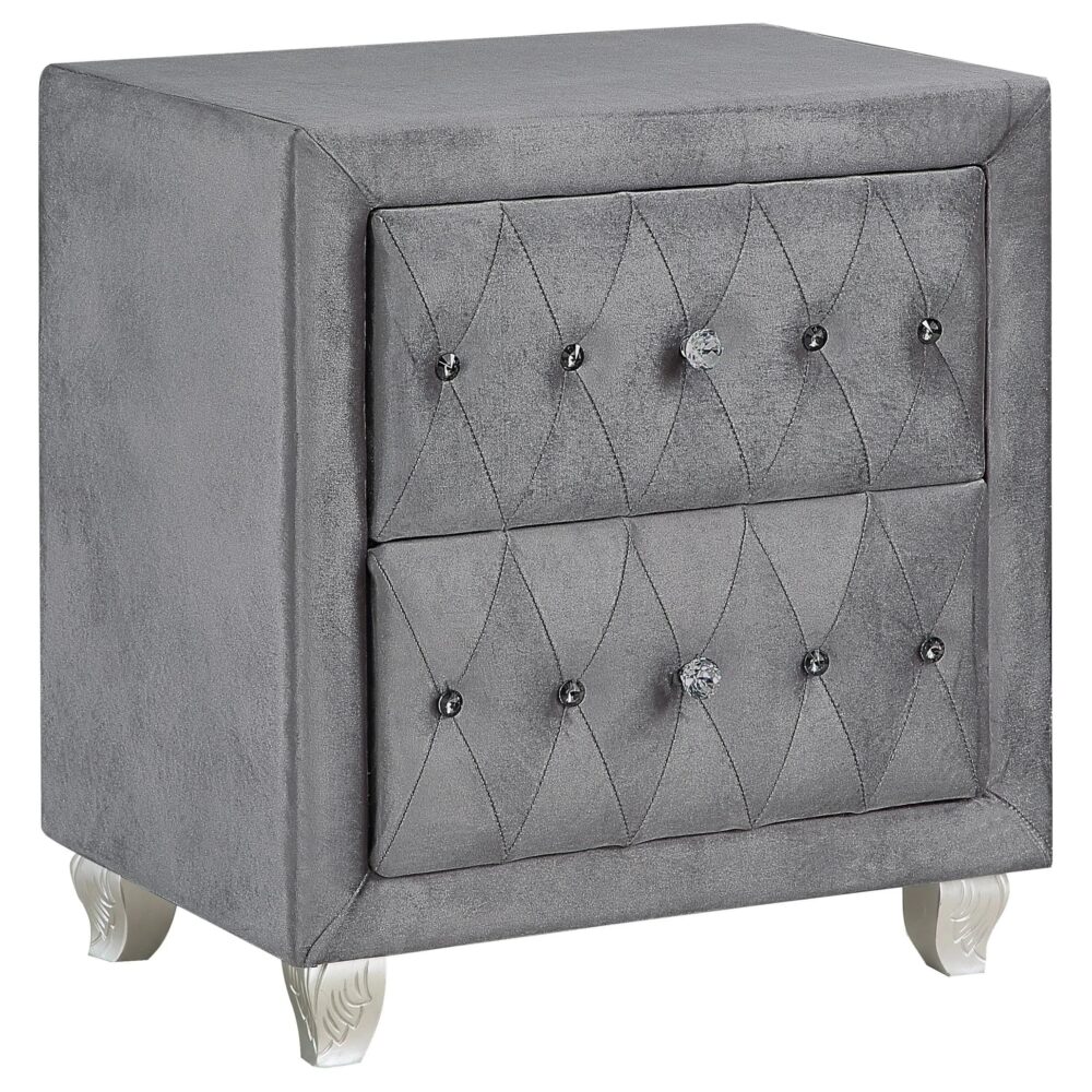 Coaster Deanna 5-Piece Queen Bedroom Set Grey - Image 14