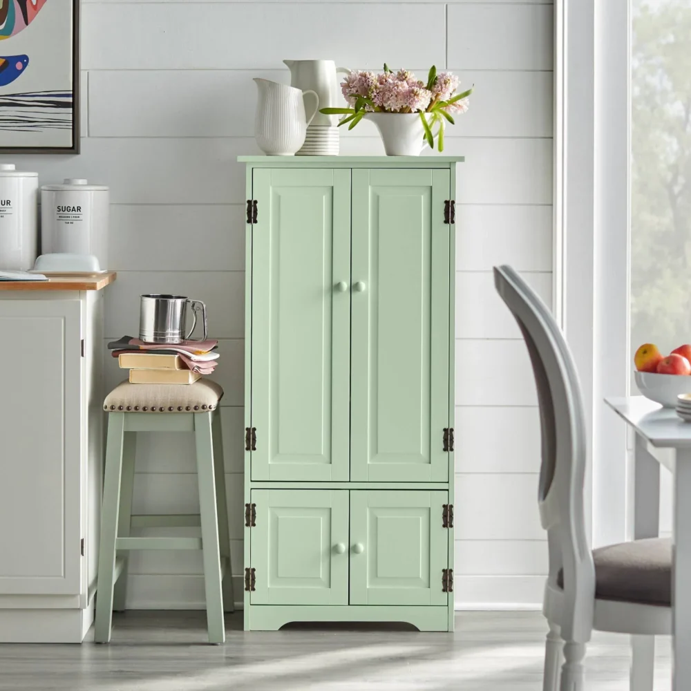 Tall Storage Cabinet Mint Green - Buylateral - Image 2