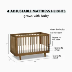 DaVinci Marley 3-in-1 Convertible Crib - Walnut - Image 5