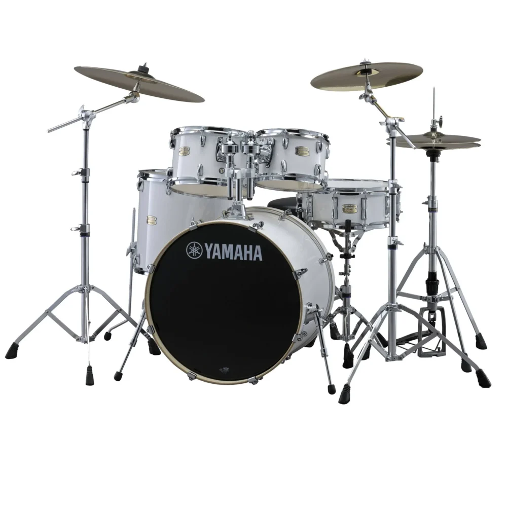 Stage Custom Birch 5-Piece Shell Pack with 22" Bass Drum - Raven Black - Image 9