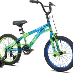 Genesis 18 Glitch Boy’s BMX Bike, Blue/Green - Image 2