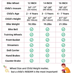 JOYSTAR Kids Bike Little Daisy 14 Inch Girls Bike - Image 6
