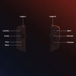 Lenovo – Legion Go 8.8′′ 144Hz WQXGA Gaming Handheld – AMD Ryzen Z1 Extreme – 16GB with 512 GB SSD – Shadow Black - Image 11