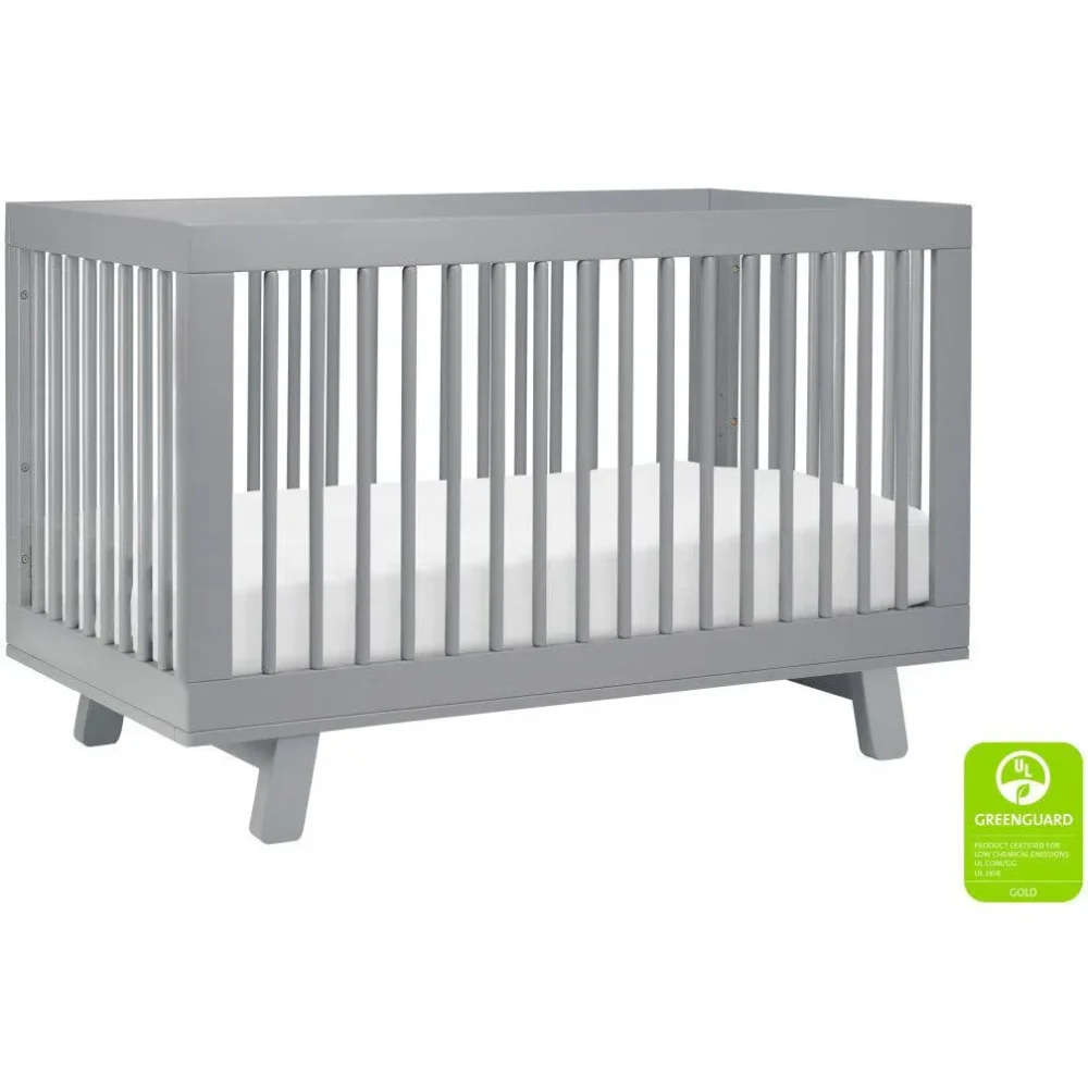 Babyletto Hudson 3-in-1 Convertible Crib with Toddler Conversion Kit - Honey - Image 13