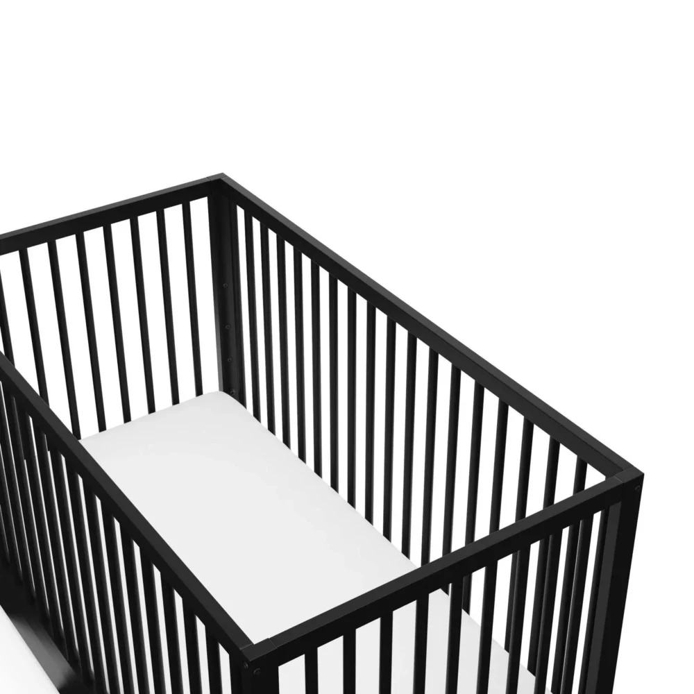 Graco - Teddi 5-in-1 Convertible Crib with Drawer - Black - Image 4