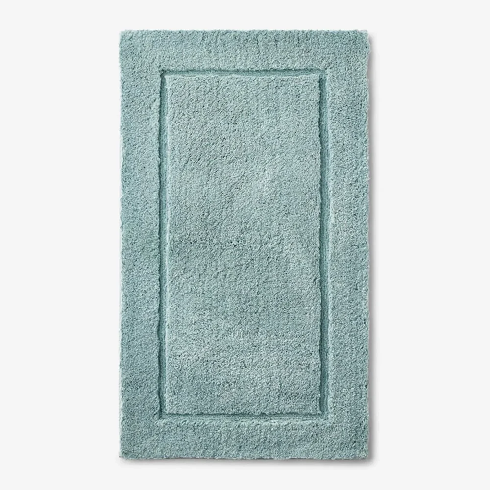 Hotel Regal Cotton Bath Rug - Spa Green Size 24x40 - Image 2