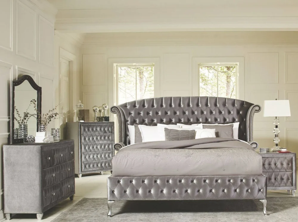 Coaster Deanna 5-Piece Queen Bedroom Set Grey