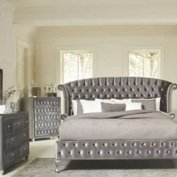 Coaster Deanna 5-Piece Queen Bedroom Set Grey