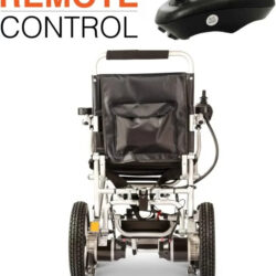 Culver Mobility Electric Power Wheelchair Scooter Fold Lightweight Folding Safe Electric Wheelchair Motorized FDA Approved Aviation Travel (Free Wheelchair RAMP Gift) (Silver-17.5 inc) - Image 4