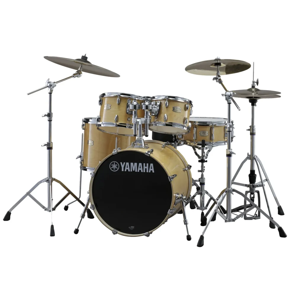 Stage Custom Birch 5-Piece Shell Pack with 22" Bass Drum - Raven Black - Image 3