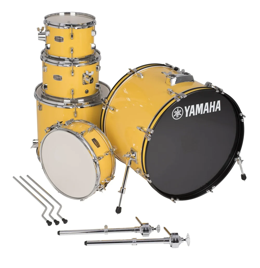 RDP2F5YL Rydeen 22" Bass Drum 5-Piece Shell Pack Mellow Yellow - Image 12