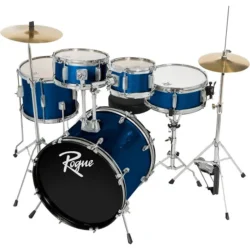 Rogue Junior Kicker 5-Piece Drum Set Metallic Blue
