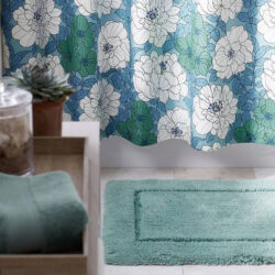 Hotel Regal Cotton Bath Rug - Spa Green Size 21x34 - Image 3