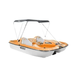 Angler Pedal Boat - Fade Orange/White - Image 2