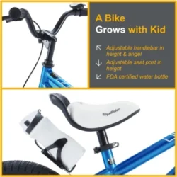 Royalbaby Kids Bike Freestyle BMX Bicycle with Training Wheels Kickstand - Image 13