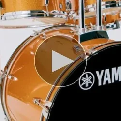 RDP2F5YL Rydeen 22" Bass Drum 5-Piece Shell Pack Mellow Yellow - Image 7