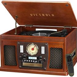 Victrola 8-in-1 Bluetooth Record Player & Multimedia Center, Built-in Stereo Speakers – Turntable, Wireless Music Streaming - Image 33