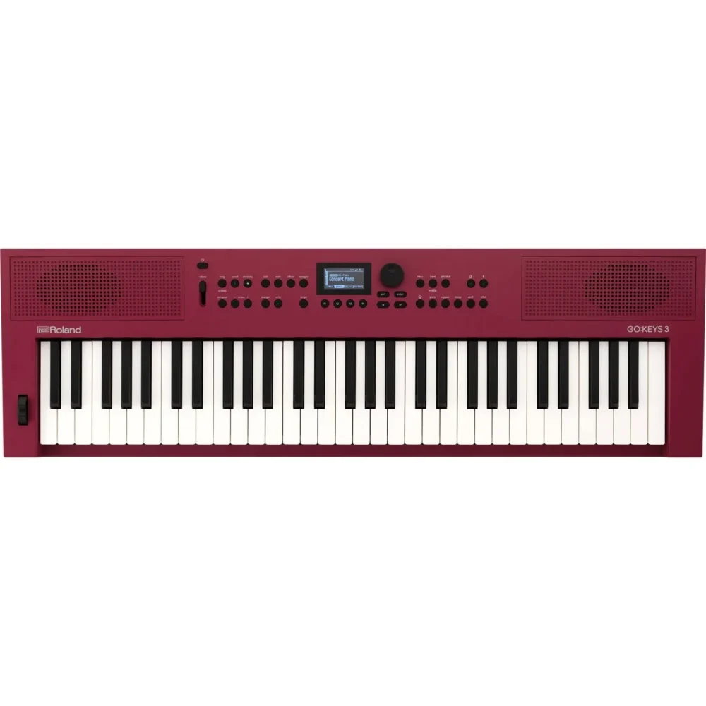 3 Music Creation Keyboard - Dark Red