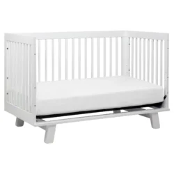 Babyletto Hudson 3-in-1 Convertible Crib with Toddler Rail, White - Image 3