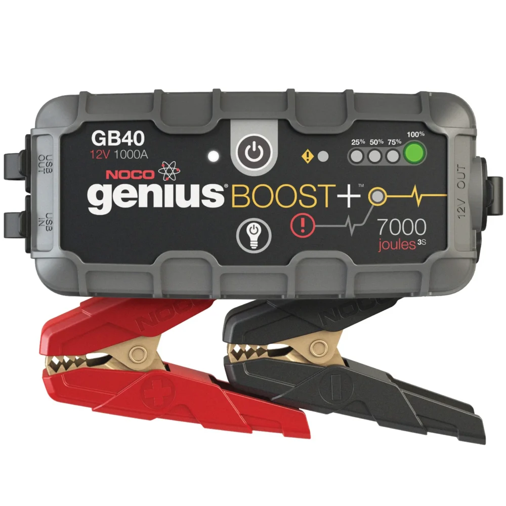 NOCO Boost Plus GB40 1000 Amp 12V UltraSafe Lithium Jump Starter for up to 6L Gasoline and 3L Diesel Engines