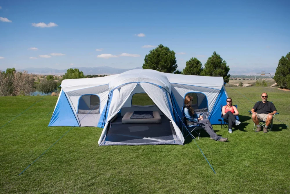 Ozark Trail 16-Person 3-Room Family Cabin Tent with 3 Entrances - Image 3