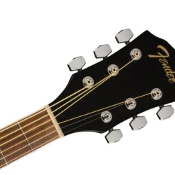 FA-135CE Concert Acoustic-Electric Guitar Black - Image 3