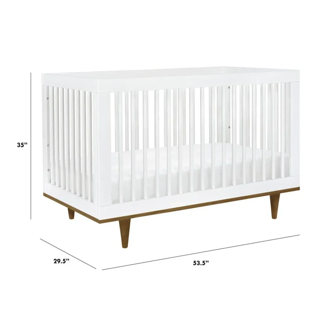 DaVinci Marley 3-in-1 Convertible Crib - Honey - Image 9