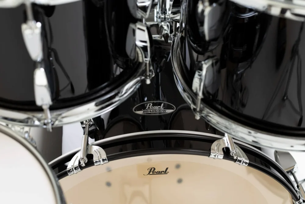 Pearl Roadshow RS525S 5-Piece Drumset with Hardware & Cymbals, Jet Black - Image 12