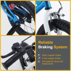 Royalbaby Kids Bike Freestyle BMX Bicycle with Training Wheels Kickstand - Image 16