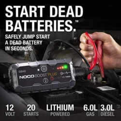 NOCO Boost Plus GB40 1000 Amp 12-Volt UltraSafe Lithium Jump Starter Box, Car Battery Booster Pack, Portable Power Bank Charger - Image 2