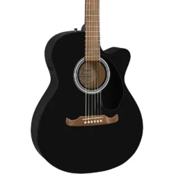 FA-135CE Concert Acoustic-Electric Guitar Black - Image 7